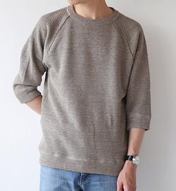 quadro（クオドロ）Sirette processing 6/10sleeve P/O