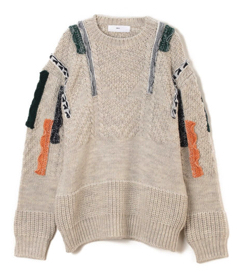 TOGA VIRILIS　Cable knit pullover