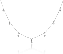 STAR JEWELRY　K18 ネックレス DIAMOND CHOKER NECKLACE