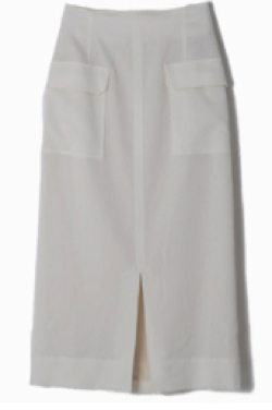 MICA & DEAL　センタースリットダブルポケットタイトスカート