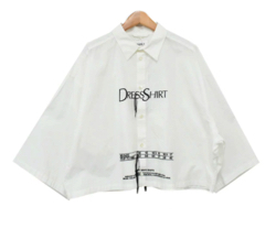 DOUBLET　刺繍 ドレスシャツ ホワイト