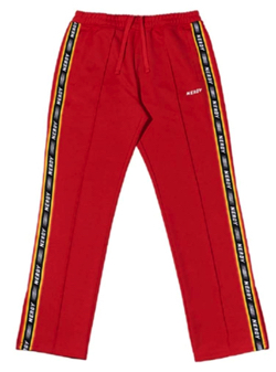 NERDY.　Logo Tape Track Pants Red