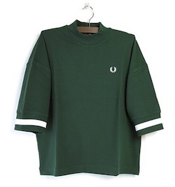 FRED PERRY (フレッドペリー)Oversized piqué T-Shirt