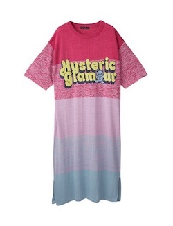 HYSTERIC GLAMOUR　ROUNDED BEAR　編み込み ワンピース