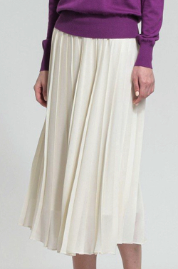 MACKINTOSH LONDON WOMEN　ウールポリエステルツイルプリーツスカート