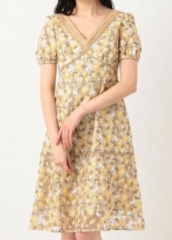 TOCCA　Ipe Flowers Embroidered ドレス