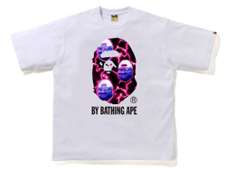 A BATHING APE　BAPE LIGHTNING BY BATHING RELAXED FIT TEE