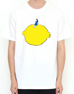 graphis　コラボレーションTシャツ/檸檬と小人
