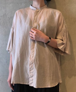 suzuki takayuki balloon-sleeve blouse