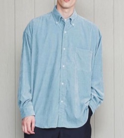 BEAUTY&YOUTH UNITED ARROWS　PASTEL CORDUROY BIG BD SHIRT