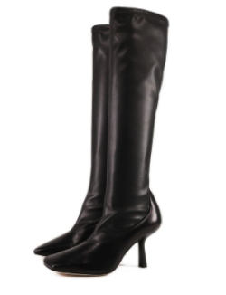 JIMMY CHOO　Myka 85mm Knee-high Boots In Black