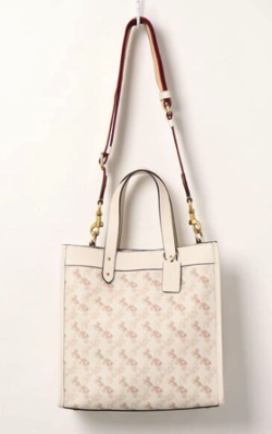 COACH　Horse & Carriage Coated Canvas Tote