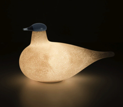 Linnut 充電式ポータブル LEDランプKIRASSI by Oiva Toikka × iittala