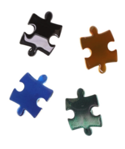 TOGA VIRILIS(トーガビリリース)　puzzle piece Pin