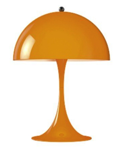 家族募集します・インテリアオレンジのアンブレラ型テーブルランプ