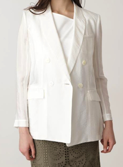 漂着者白石麻衣(新谷詠美)衣装ホワイトのシアージャケット