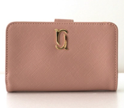 【来世ではちゃんとします2】中川知香・浦まゆ衣装ピンクベージュの二つ折り財布