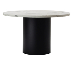 大理石の円形テーブル