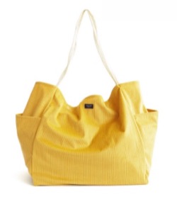 黄色いバッグ