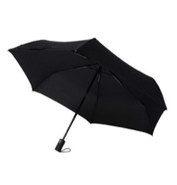 黒い折りたたみ傘