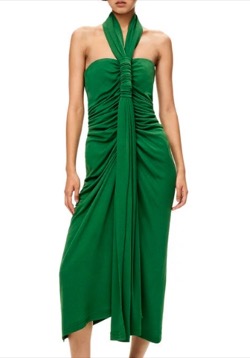 グリーンのドレス