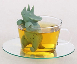 グリーンのトリケラトプス茶こし