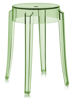 クリアグリーンの椅子