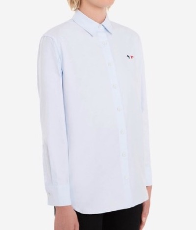白いキツネロゴTシャツ