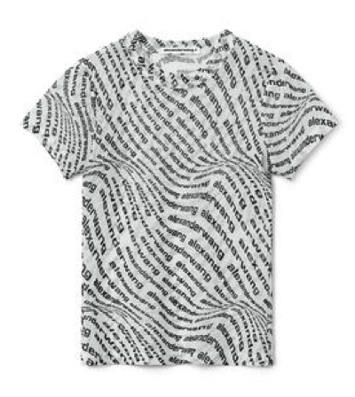 【リオ】ホワイトの総ロゴTシャツ