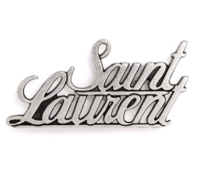 Saint Laurent(サンローラン)・シルバーのブローチ