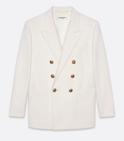 SAINT LAURENT(サンローラン)・ホワイトのジャケット