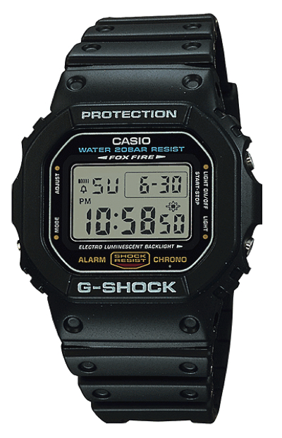 CASIO(カシオ)・ブラックの腕時計