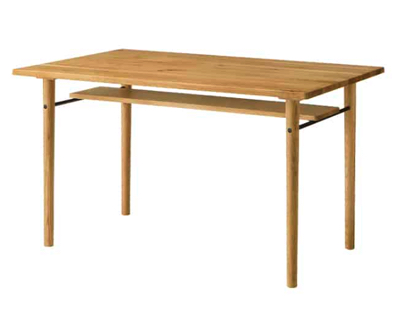 NEAL(ニール)・木製の長方形ダイニングテーブル