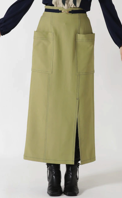 REDYAZEL(レディアゼル)・グリーンのタイトスカート
