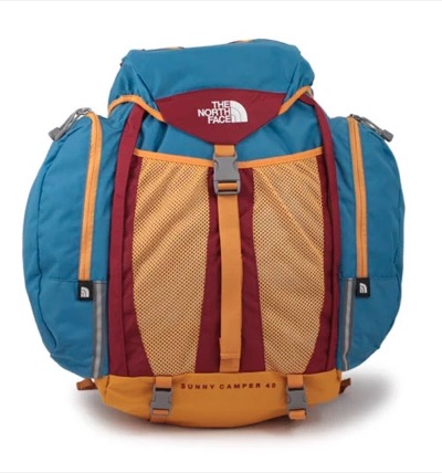 THE NORTH FACE K's Sunny Camper 40カラフルなバックパック