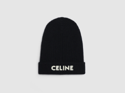 CELINE(セリーヌ)・ブラックのニット帽