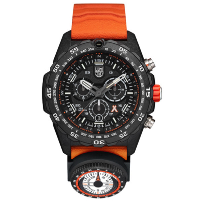 Luminox(ルミノックス)・ブラックxオレンジの腕時計