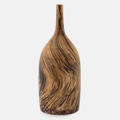 ACTUS（アクタス）・木製の瓶デザインのオブジェ（スリム）