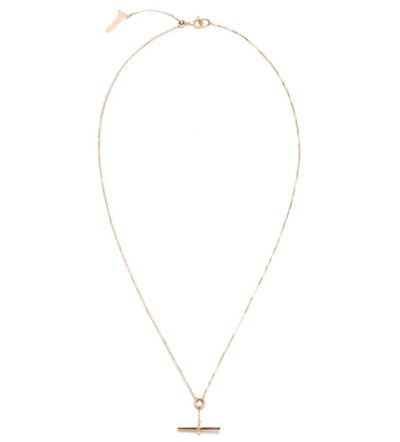 Hirotaka"Trapeze" Necklace/ゴールドのチェーンネックレス