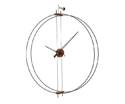 NOMONミニビルバオ丸い壁掛け時計