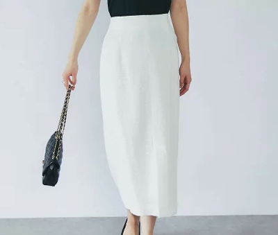 La boutique BonBon（ラブティックボンボン）・ホワイトのナロースカート
