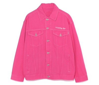 A BATHING APEピンクのジャケット