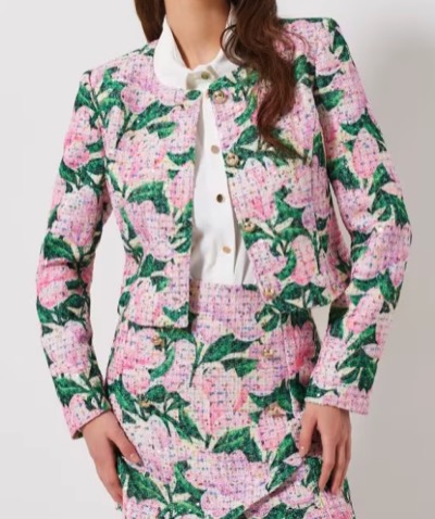 rinascimento （リナシメント）Floral Tweed Jacket