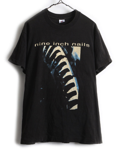 Nine Inch Nails（ナインインチネイルズ）ブラックのプリント半袖Tシャツ