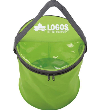 LOGOS（ロゴス）・グリーンのバケツバッグ