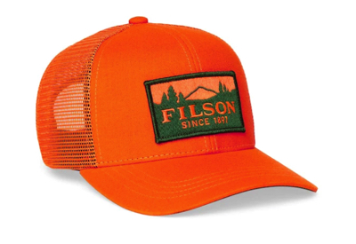 FILSON（フィルソン）オレンジのメッシュキャップ / 帽子