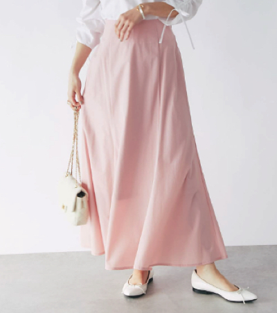 La boutique BonBon（ラブティックボンボン）ライトピンクのマーメイドスカート