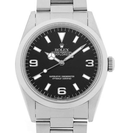 ROLEX（ロレックス）シルバーxブラックの腕時計