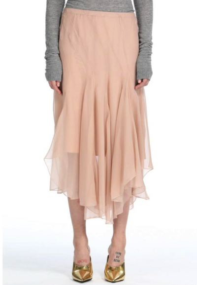 N°21（ヌメロヴェントゥーノ）ピンクベージュのスカート