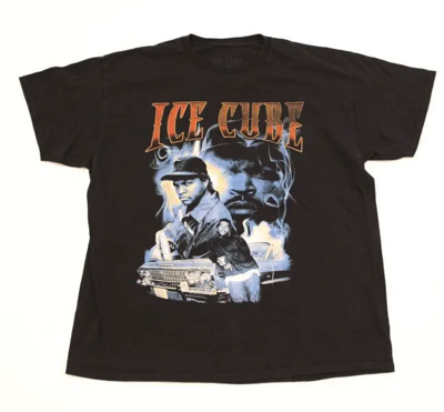 Ice Cube（アイスキューブ）ブラックのプリントTシャツ